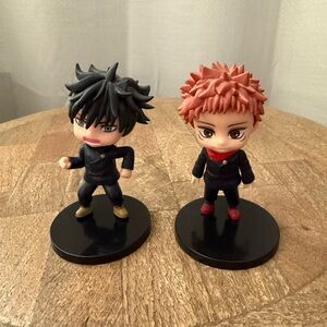 Jujustu Kaisen figurines- Yuji Itadori & Megumi Fushiguro